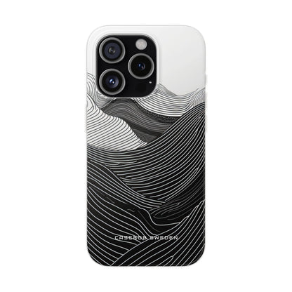 Undulating Horizon Waves iPhone 15 - Flexi Phone Case