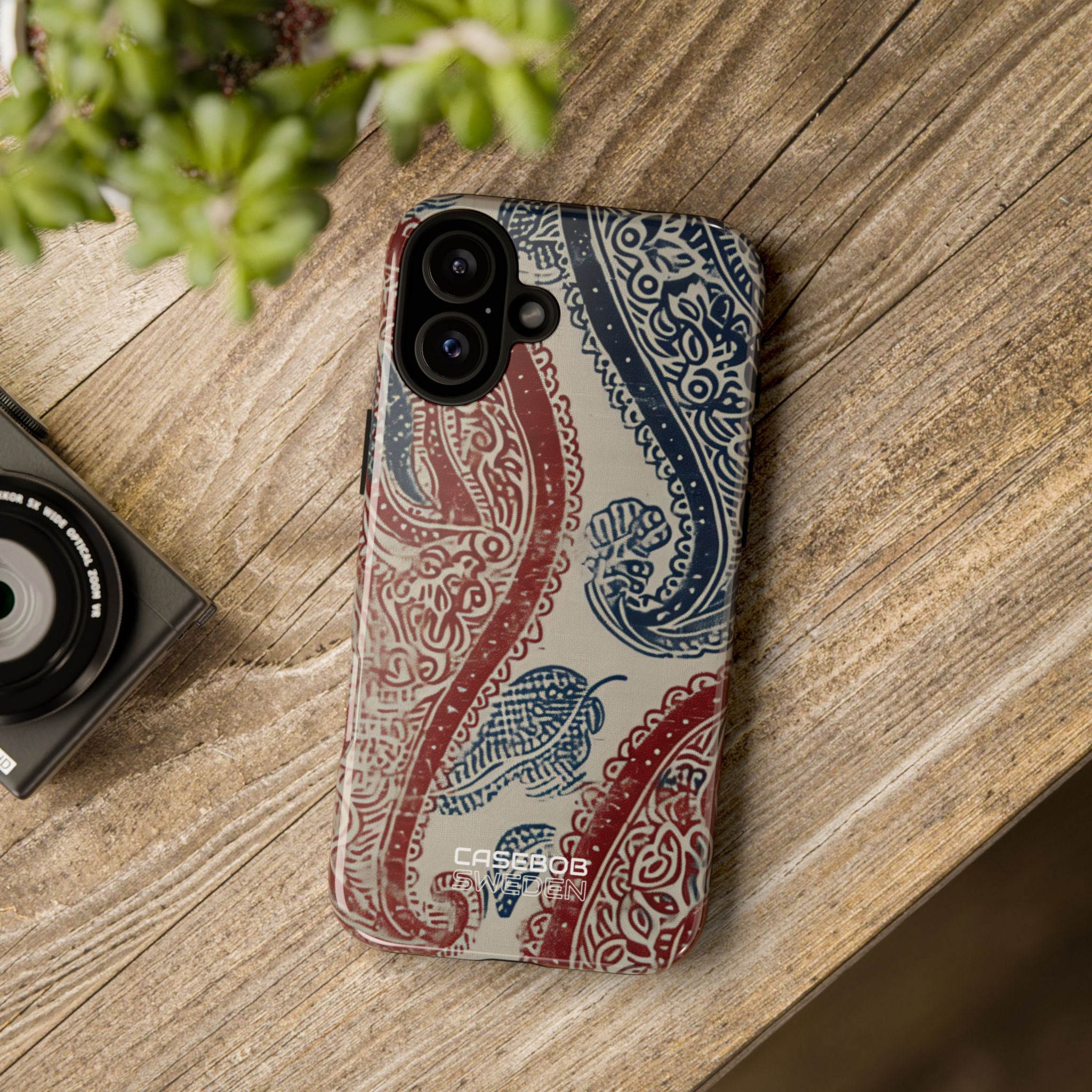 Ornate Paisley Swirl iPhone 16 - Tough