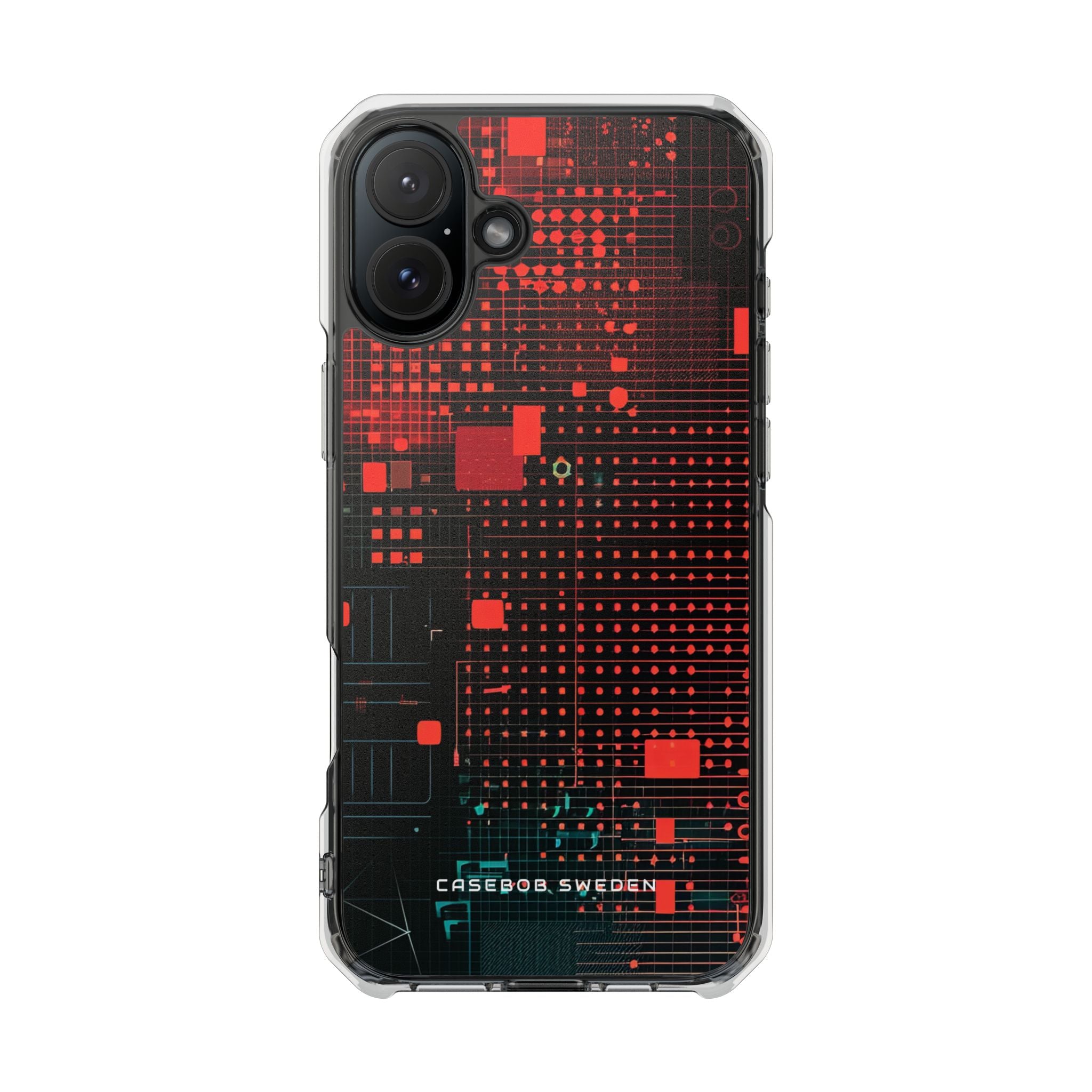 Gradient CyberFlux iPhone 16 - Clear Impact Phone Case