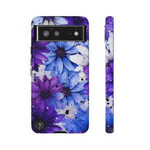 Vivid Splattered Blooms - Google Pixel Case