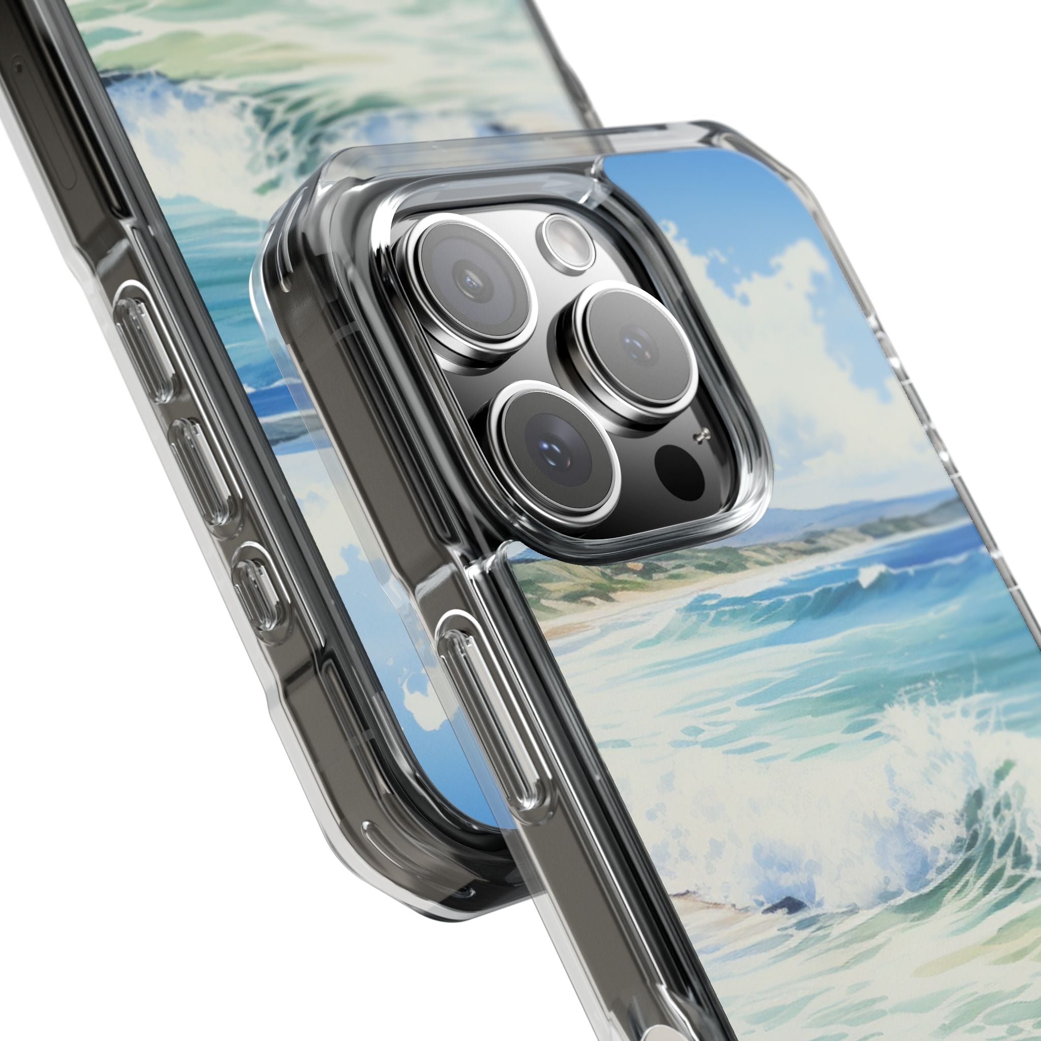 Foamy Wave Breeze iPhone 16 Pro Case - Impact