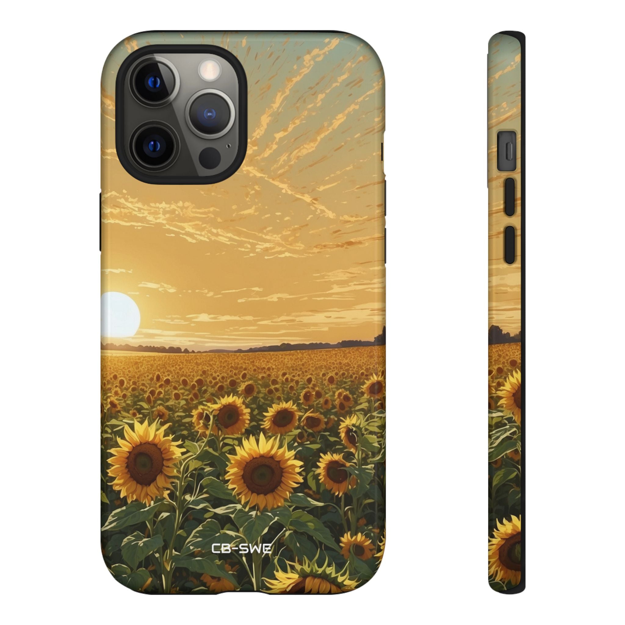 Sunflowers Embrace Light - iPhone Case