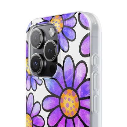 Polka Dot Blooms iPhone 15 Pro Case - Soft