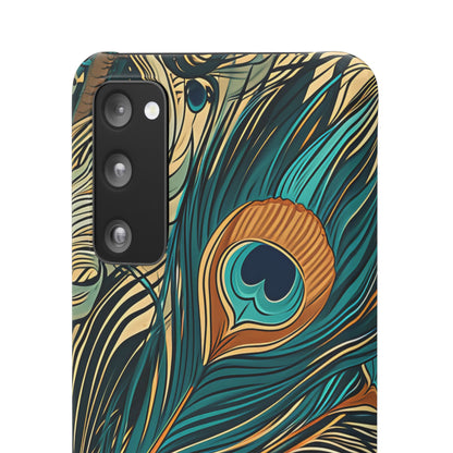 Art Nouveau Peacock Elegance Samsung S20 - Slim Phone Case