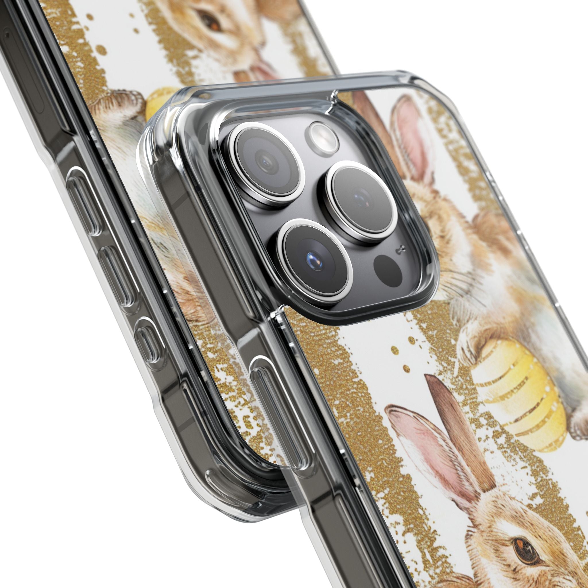 Bunnies Hold Eggs iPhone Case - Impact