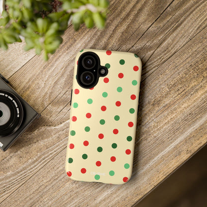 Colorful Dots Dance - iPhone Case