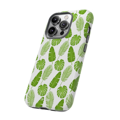 Tropical Leaf Harmony - iPhone Case