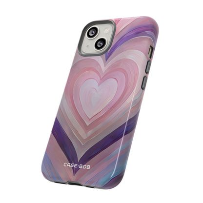 Radiant Heartbrush iPhone 14 Case - Tough