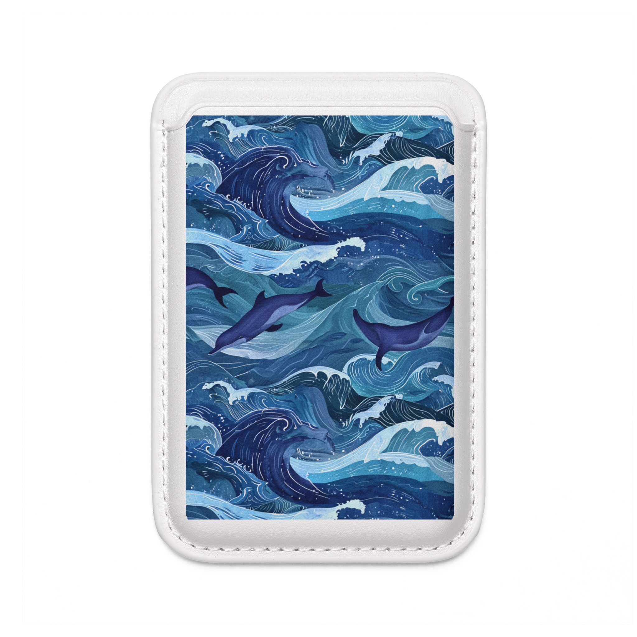Dolphin Wave Dance Lompakko – MagSafe Valmis