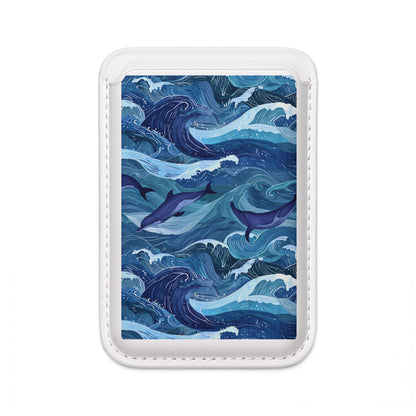 Dolphin Wave Dance Lompakko – MagSafe Valmis