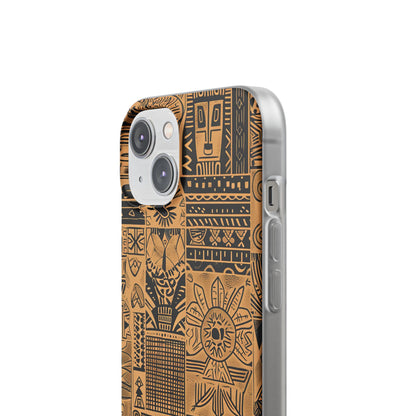 Tribal Faces iPhone 14 Case - Soft