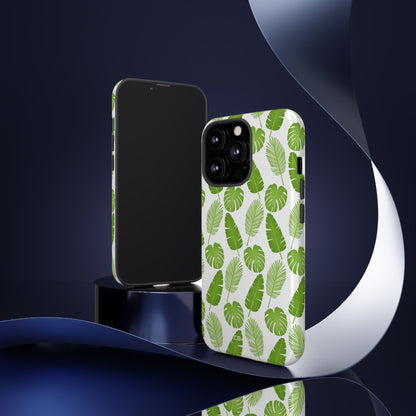 Tropical Leaf Harmony - iPhone Case