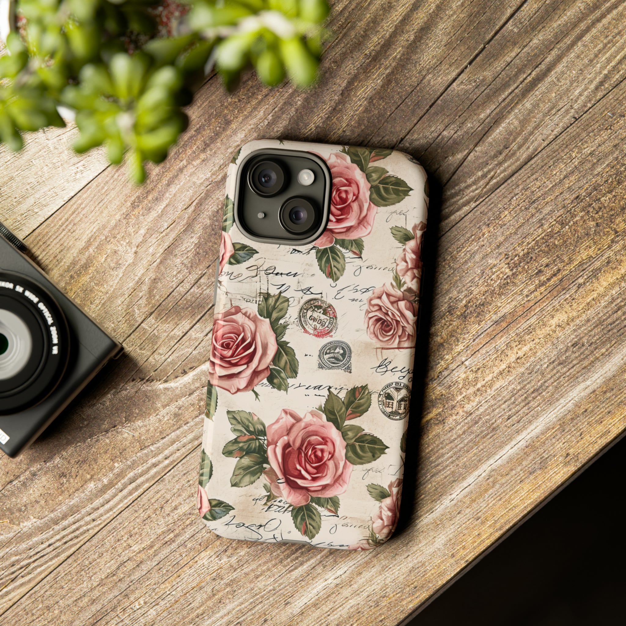 Roses & Love Letters - Protective Phone Case