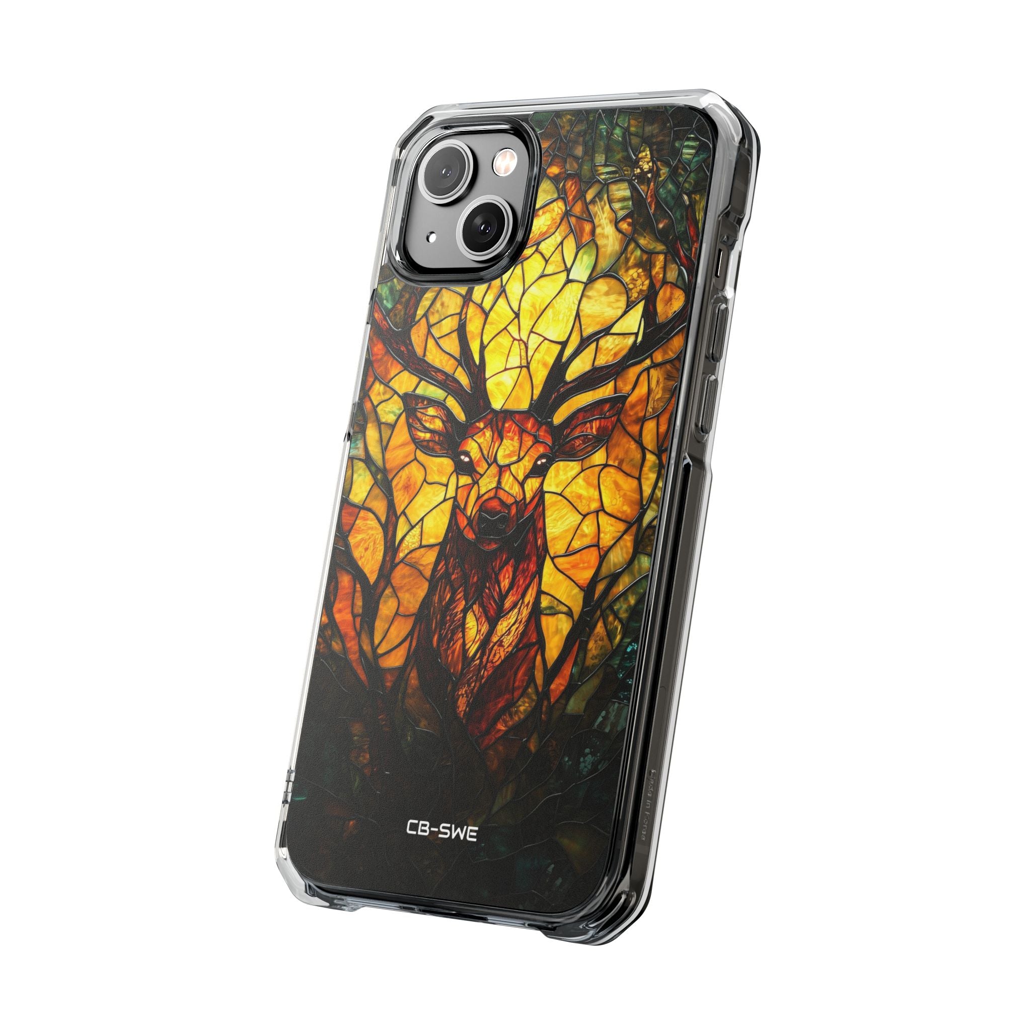 Glowing Stag Emerges iPhone Case - Impact