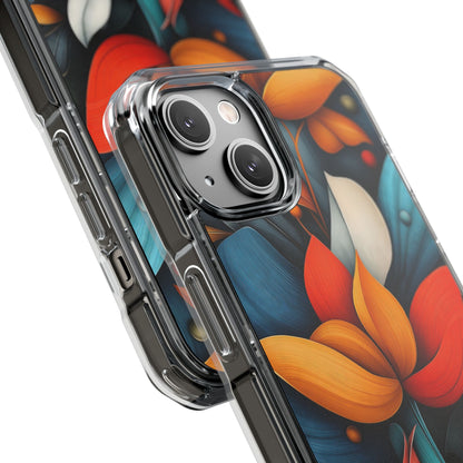 Vibrant Floral Harmony iPhone Case - Impact