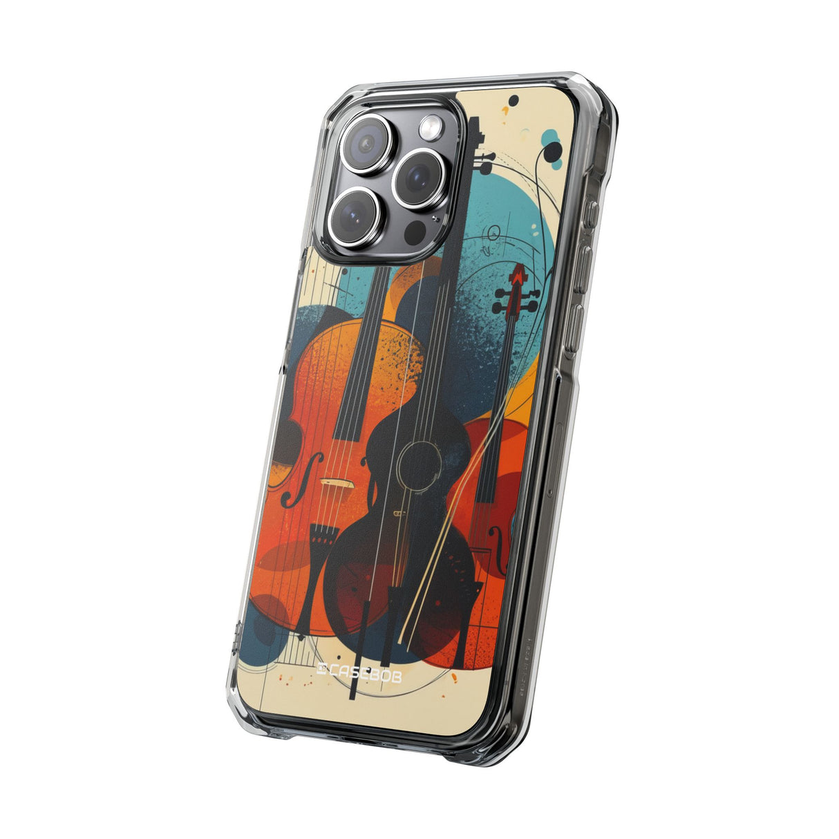 Musical Vortex - Phone Case for iPhone (Clear Impact - Magnetic)