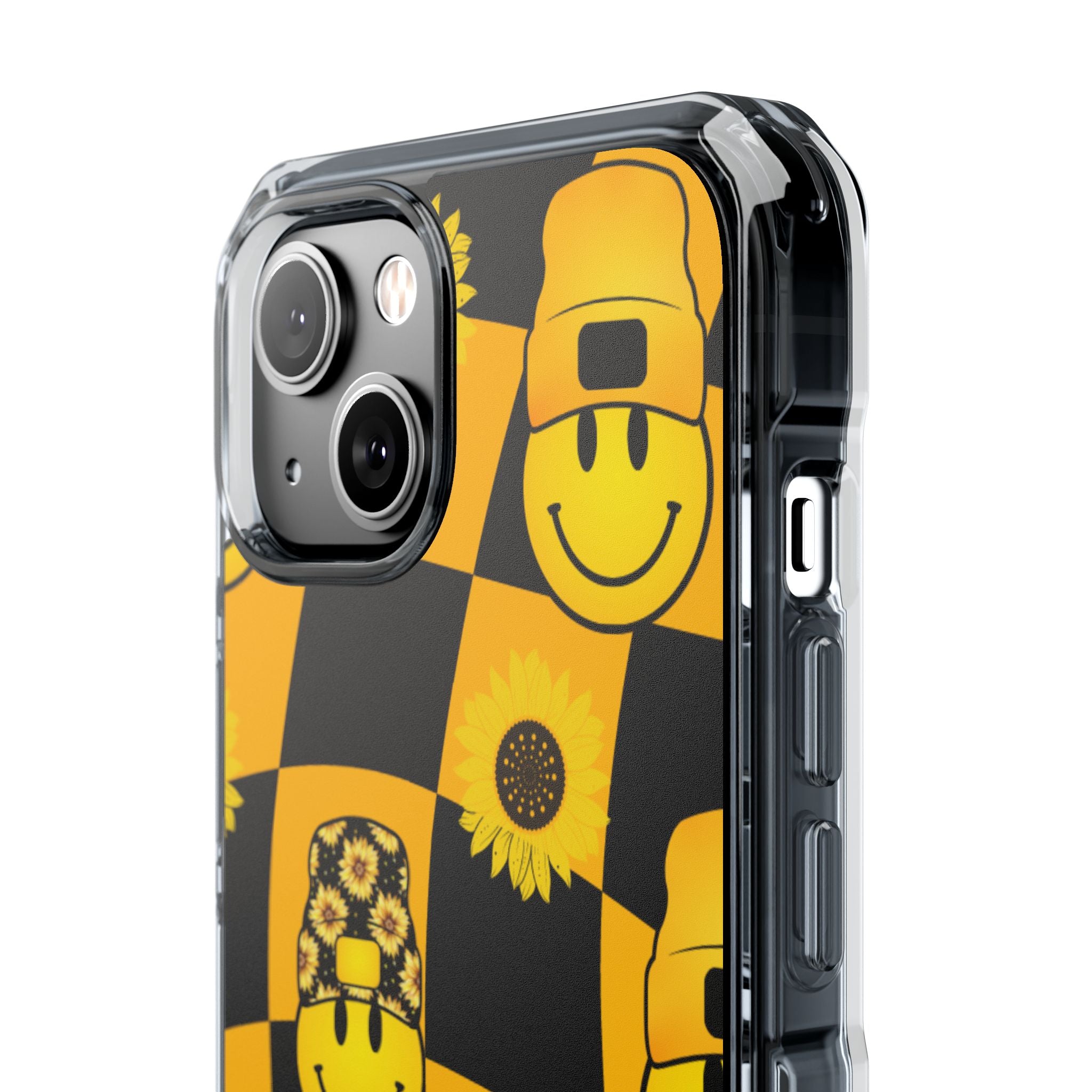 Joyful Checkered Smiles iPhone Case - Impact