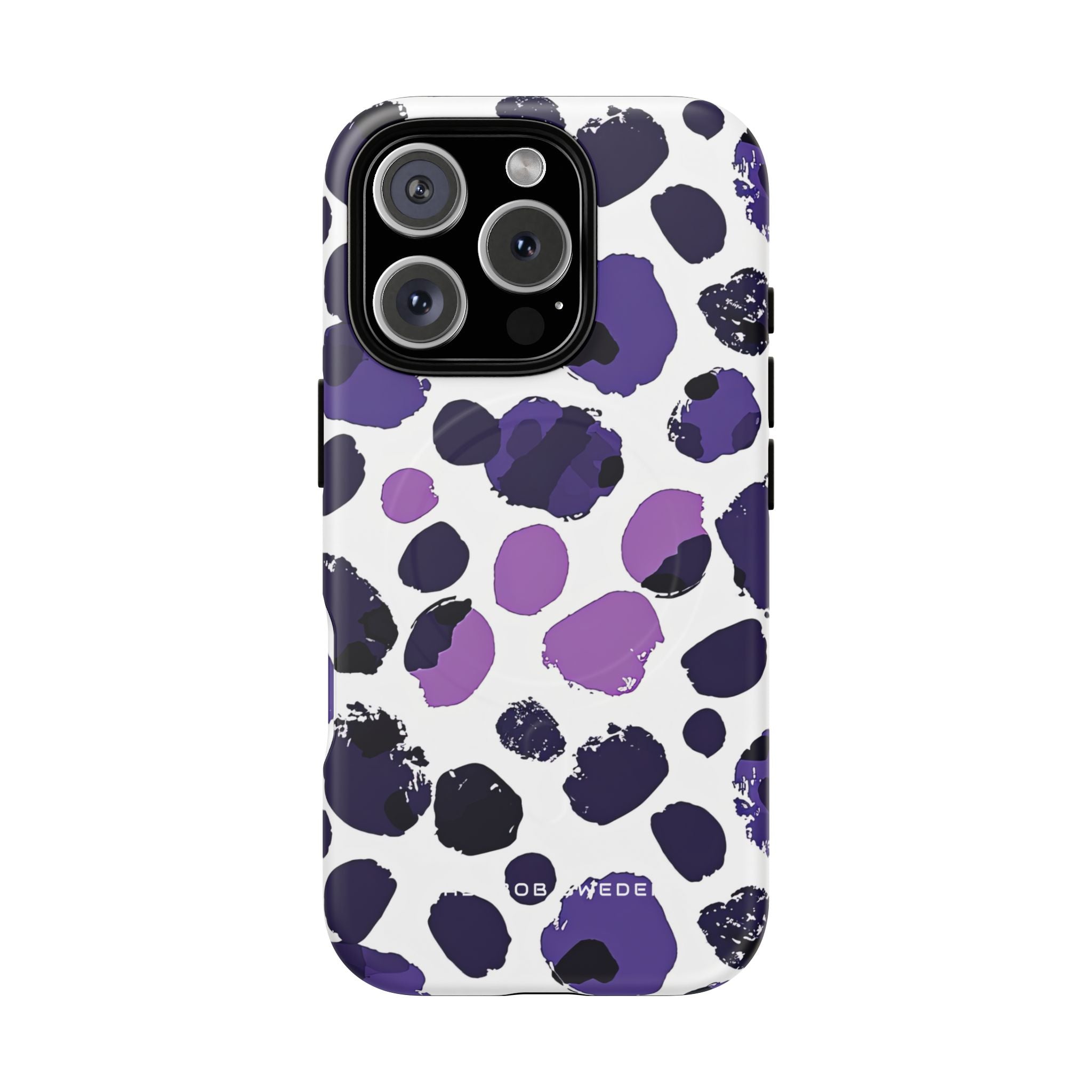 Purple Inkblots iPhone 16 | Tough+ Phone Case