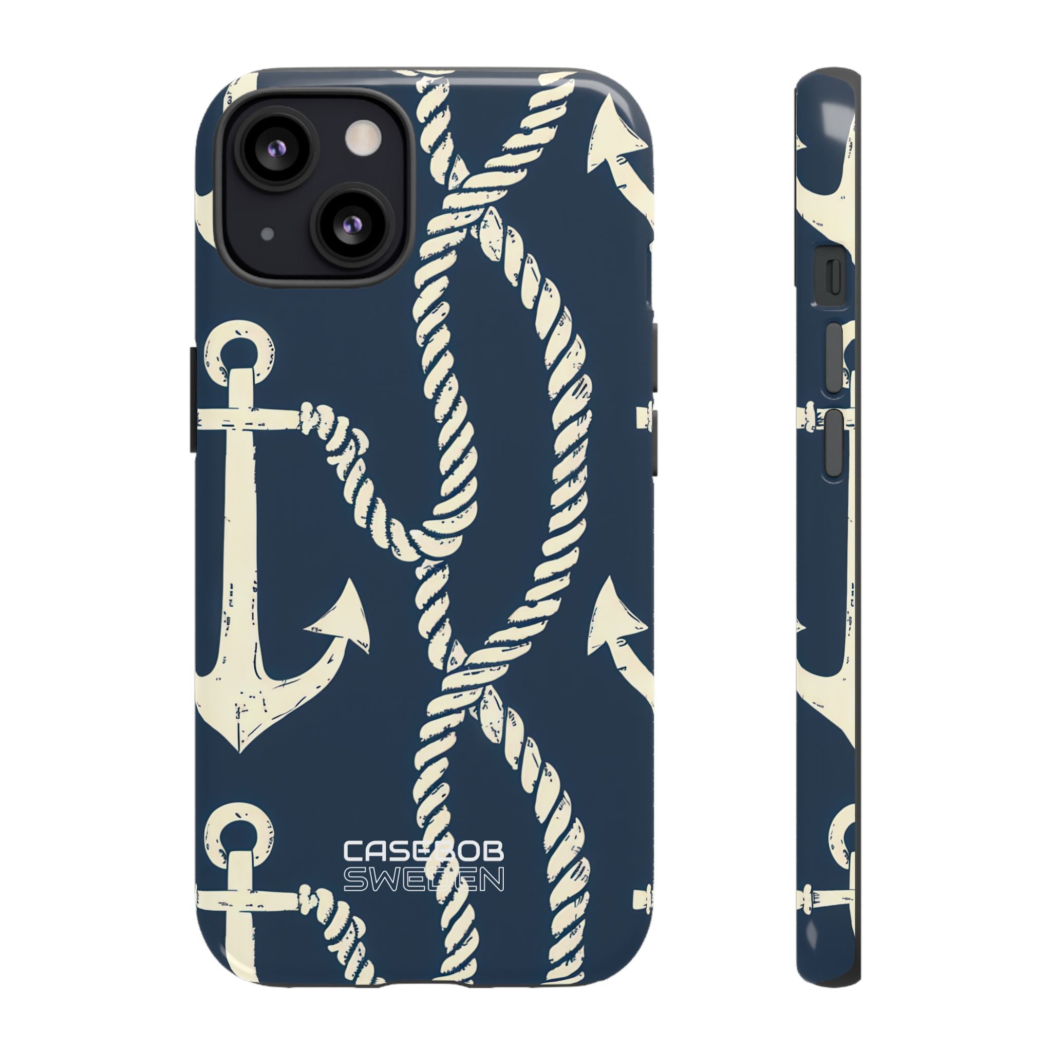 Nautical Anchors Rope iPhone 13 - Tough