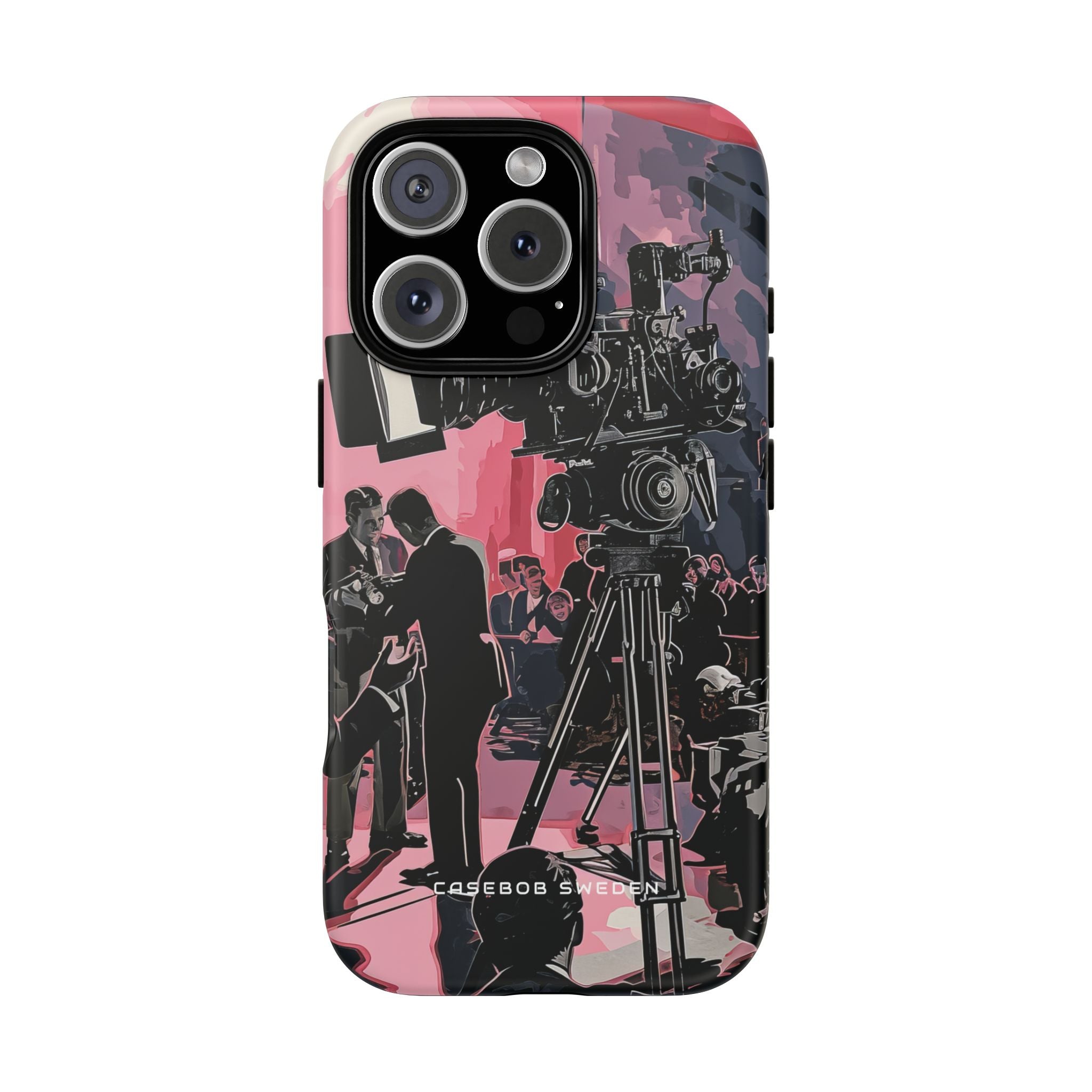 Retro Cinematic Spotlight iPhone 16 - Tough Phone Case