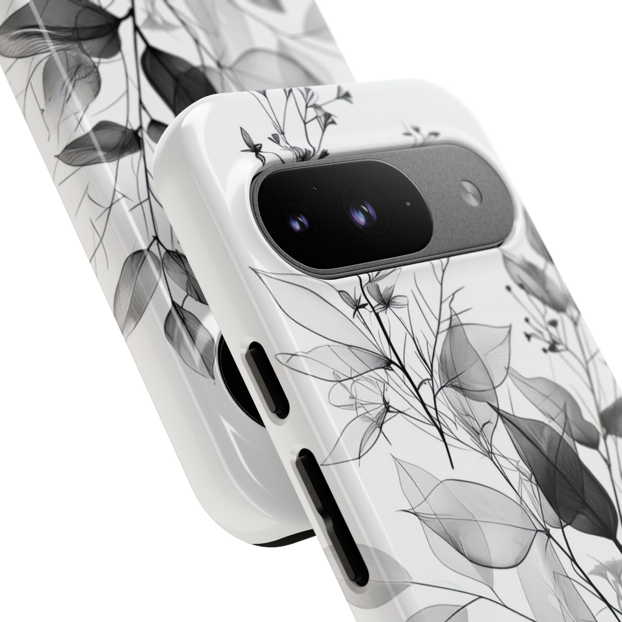 Ethereal Floral Linework Google Pixel 9 - Tough Phone Case