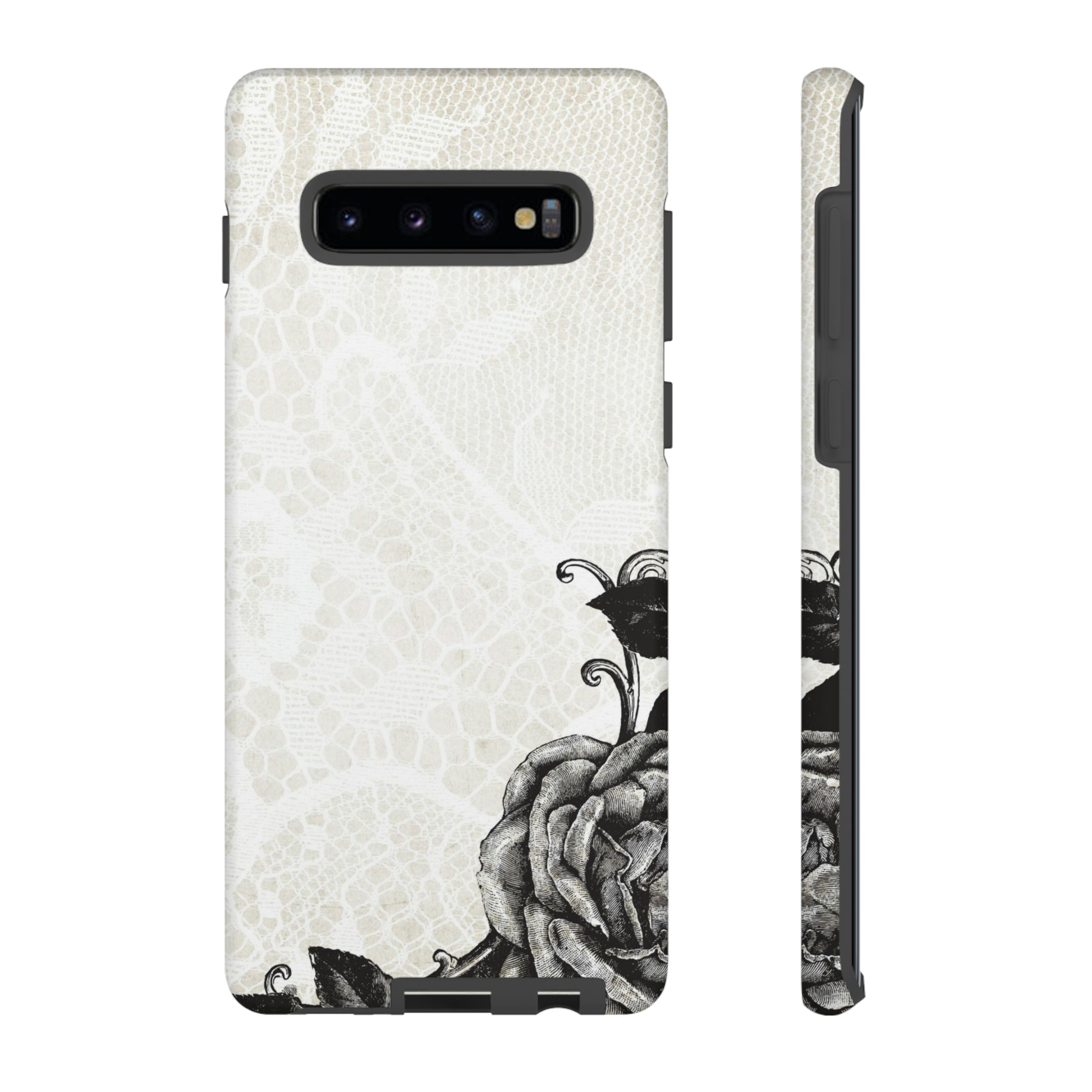 Rosett Gothic Flower - Protective Phone Case