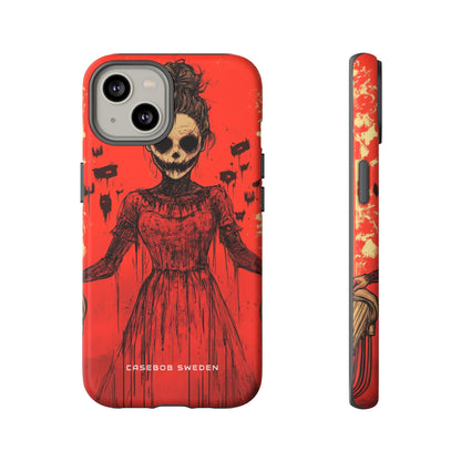 Haunting Scarlet Descent iPhone 14 - Tough Phone Case