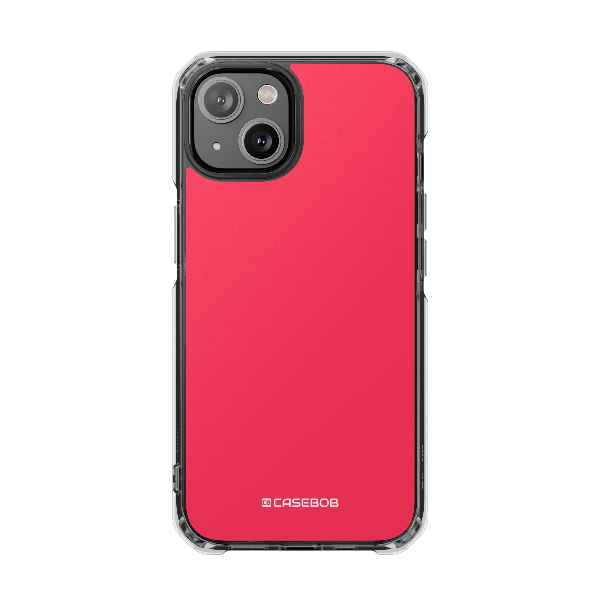 Raspberry Red - Clear Impact Case for iPhone