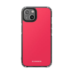 Raspberry Red | Phone Case for iPhone (Clear Impact Case - Magnetic)