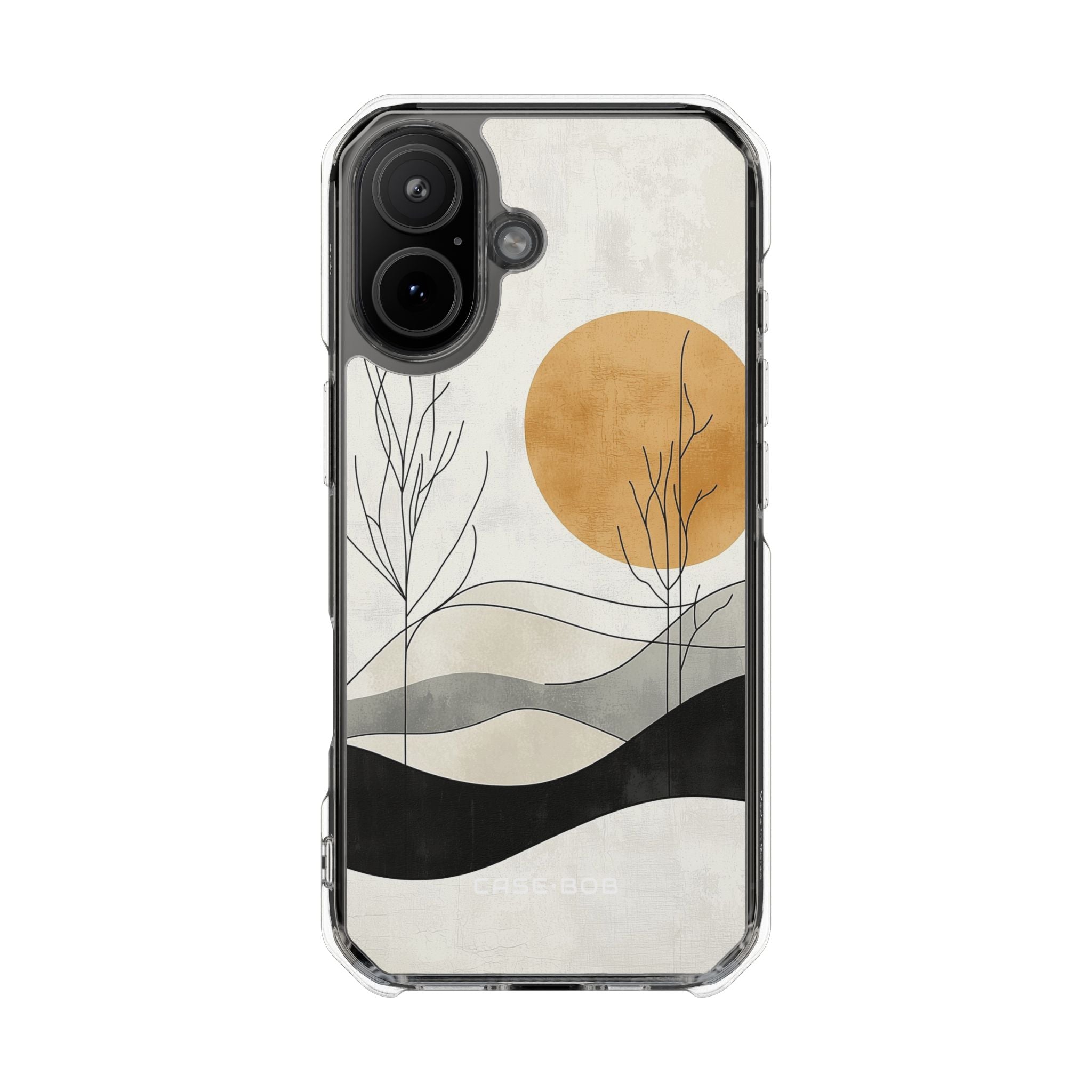 Oranje Orbit iPhone 17 Hoesje - Impact