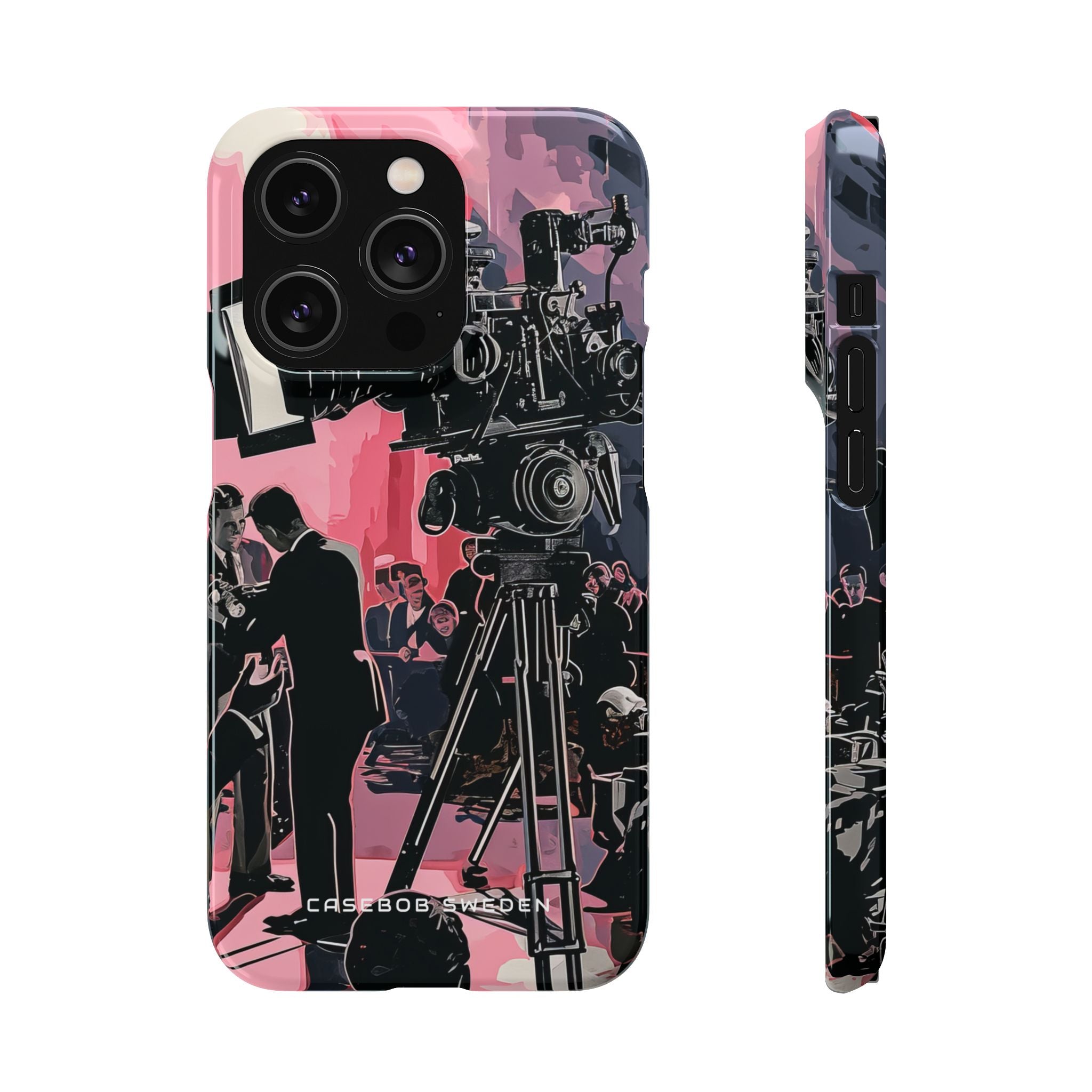 Retro Cinematic Spotlight iPhone 14 - Slim Phone Case