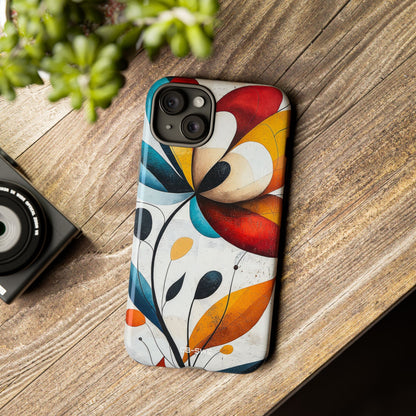 Vibrant Floral Symphony - iPhone Case