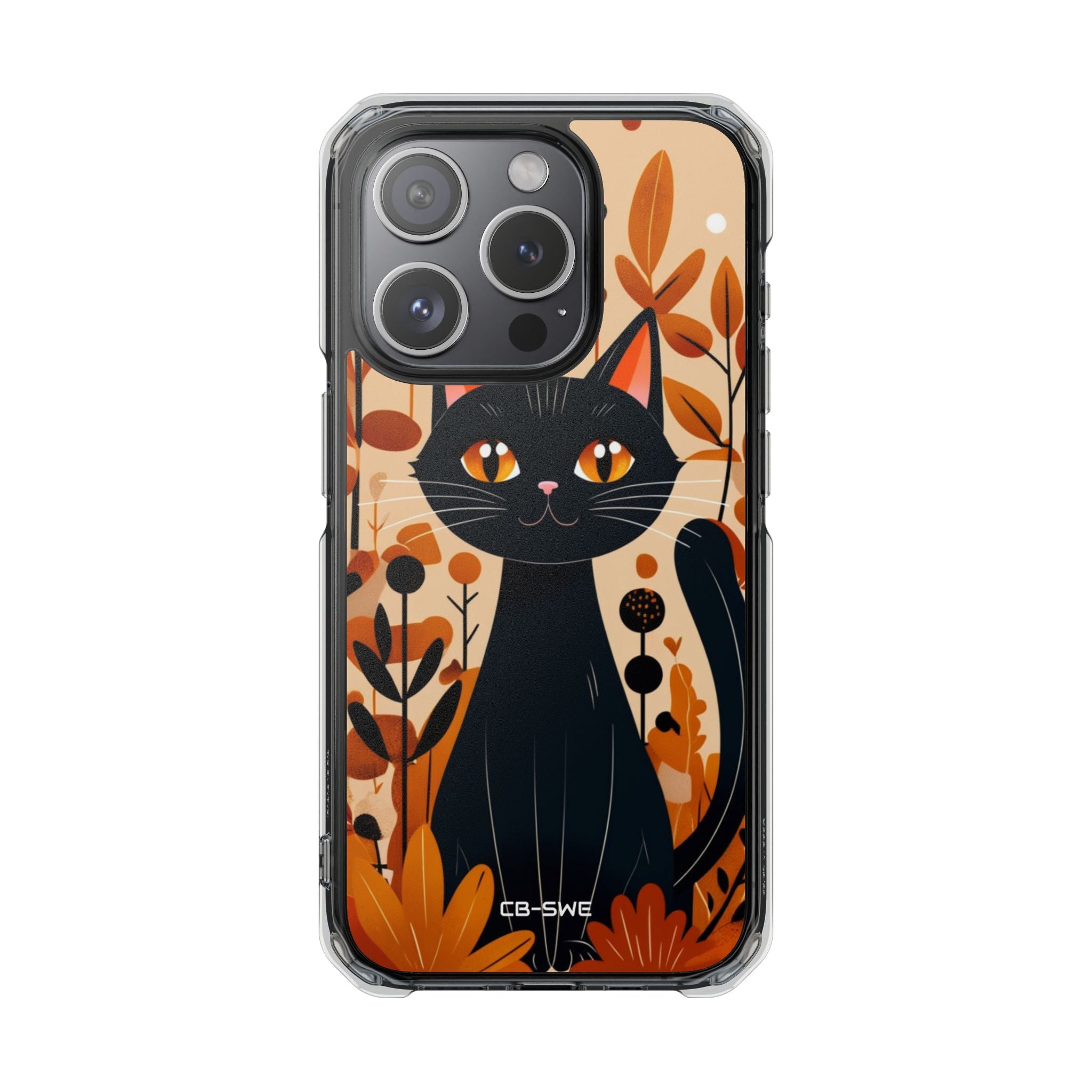 Autumnal Cat Whimsy iPhone Case - Impact