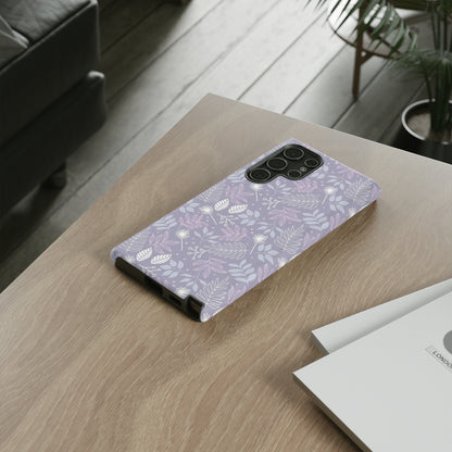 Purple Mona Leaf - Protective Phone Case