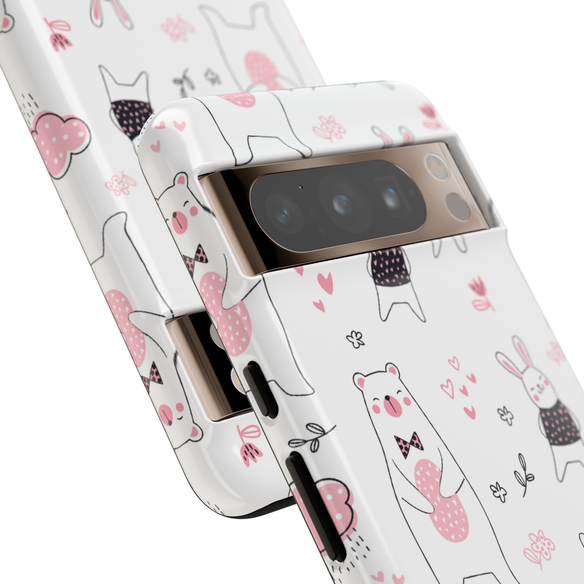 Bears Dance Playfully - Google Pixel Case