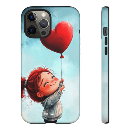 Joyful Girl Flies - iPhone Case