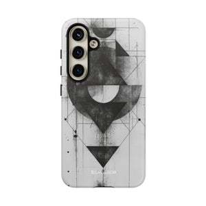 Geometric Monochrome Harmony - For Samsung S24