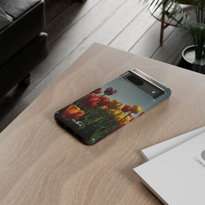 Tulips Embrace Sunlight - Google Pixel Case