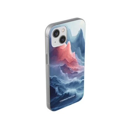 Mountain Wave Serenity - Flexi iPhone 14 Phone Case