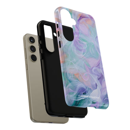 Purple Peach Whirl - Tough Samsung S24 Phone Case