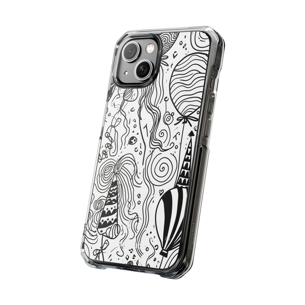 Whimsical Festivity - Phone Case for iPhone (Clear Impact - Magnetic)