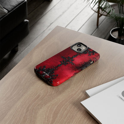 Gothic Crimson Emblem - iPhone Case