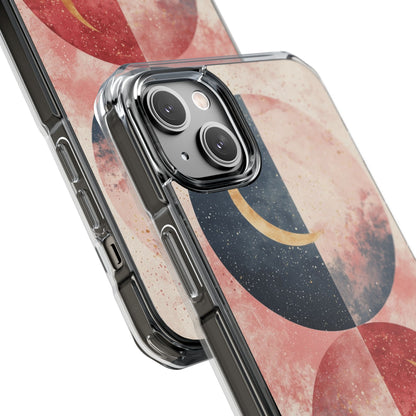 Golden Crescent Circles iPhone 14 Plus Case - Impact