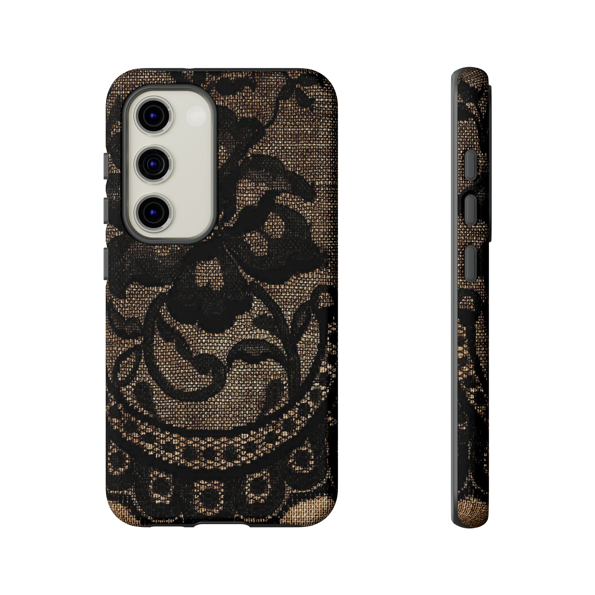 Broomrose Gothic Flower - Protective Phone Case