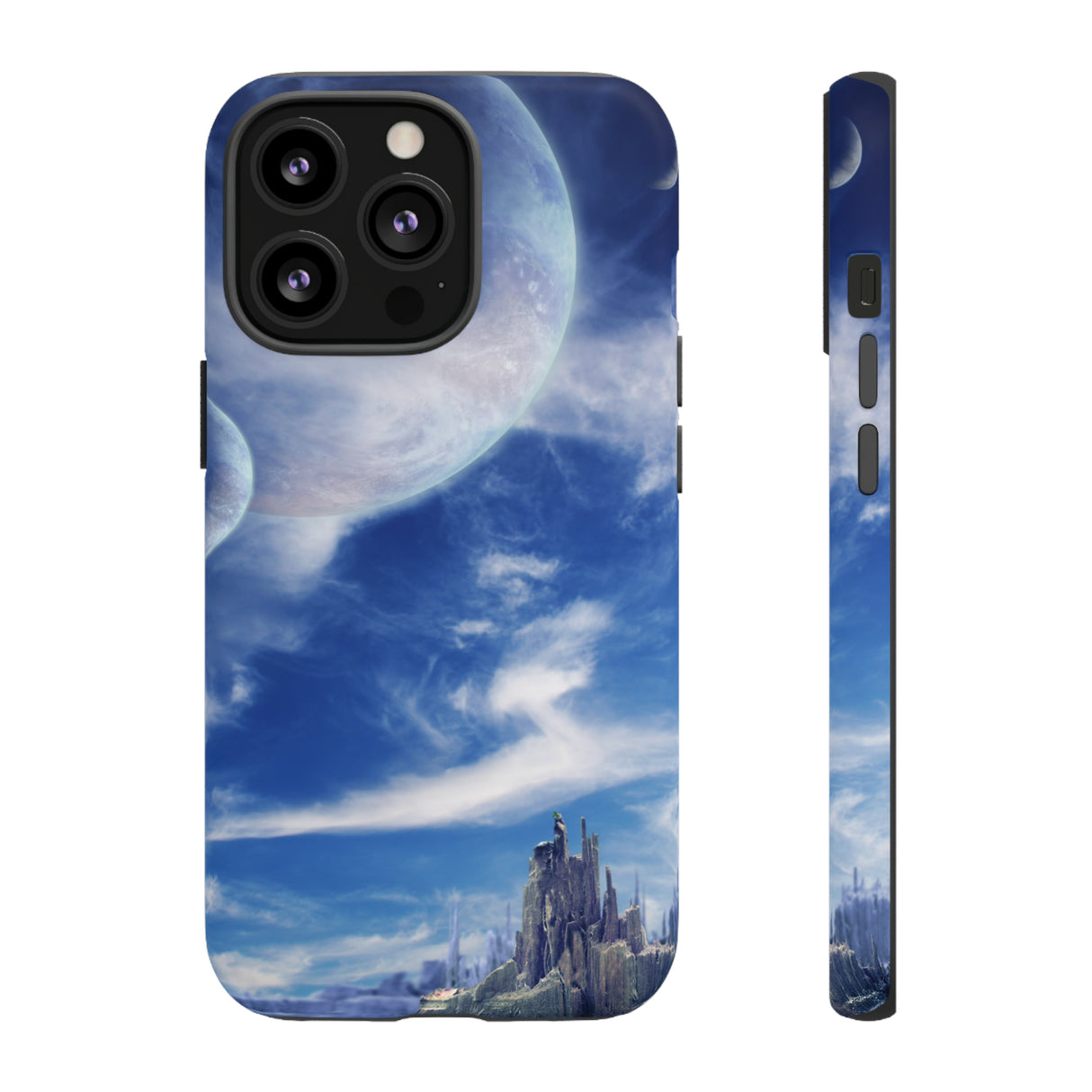 Landscape in fantasy planet 89 - Protective Phone Case