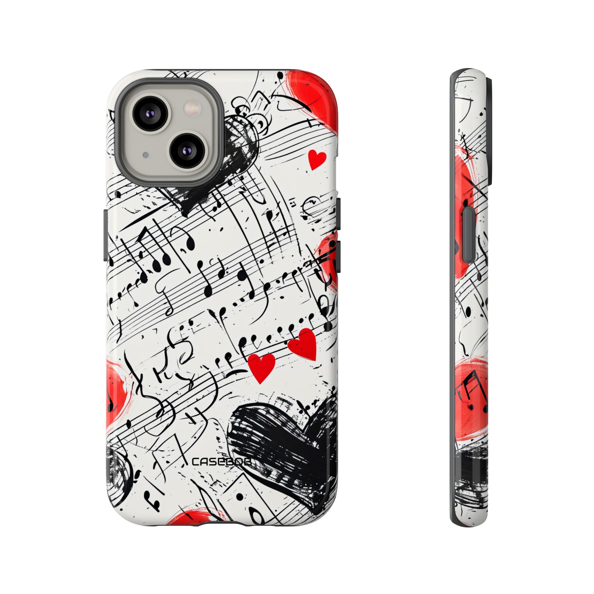 Melodic Love Notes - Protective Pixel Case - Protective Phone Case