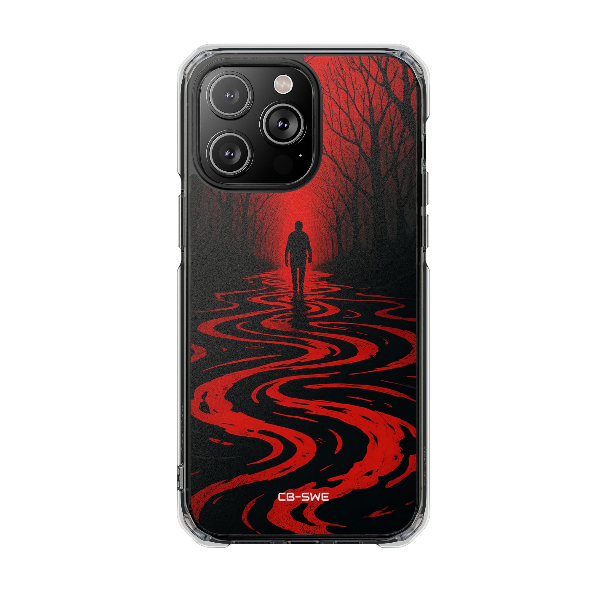 Red Path Mystery iPhone Case - Impact