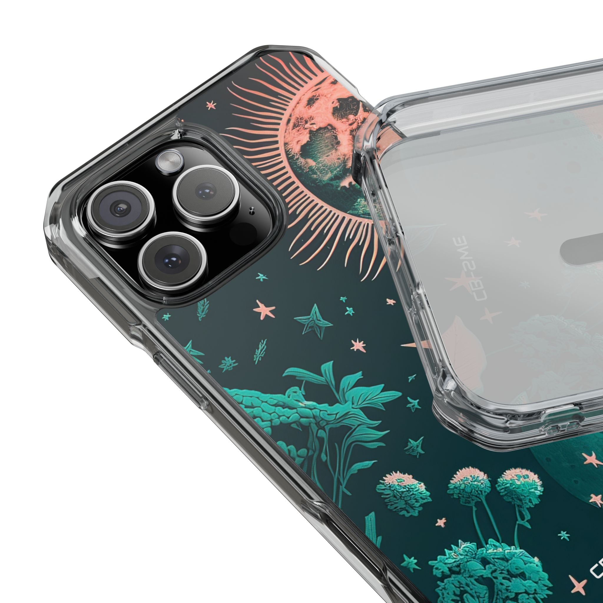 Celestial Botanical Night iPhone Case - Impact
