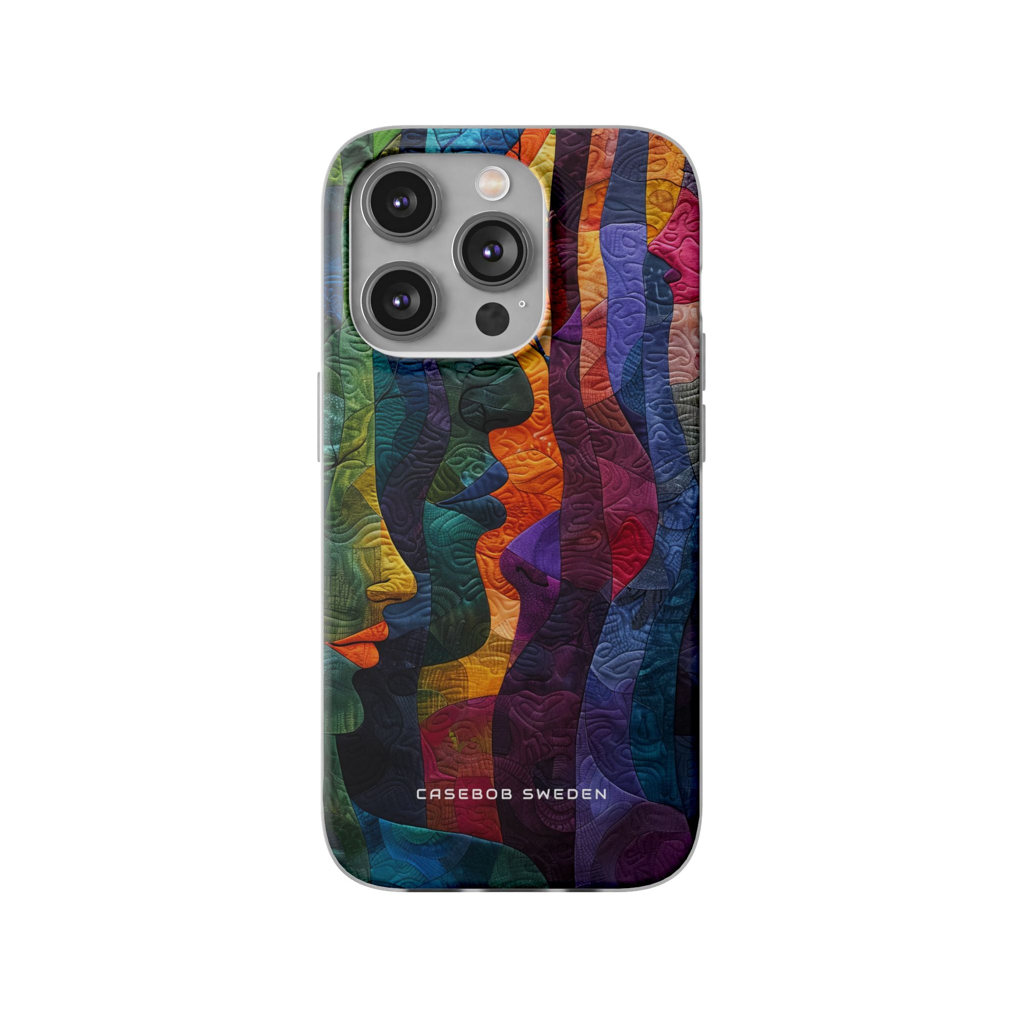 Harmonized Faces and Nature Fusion iPhone 14 - Flexi Phone Case