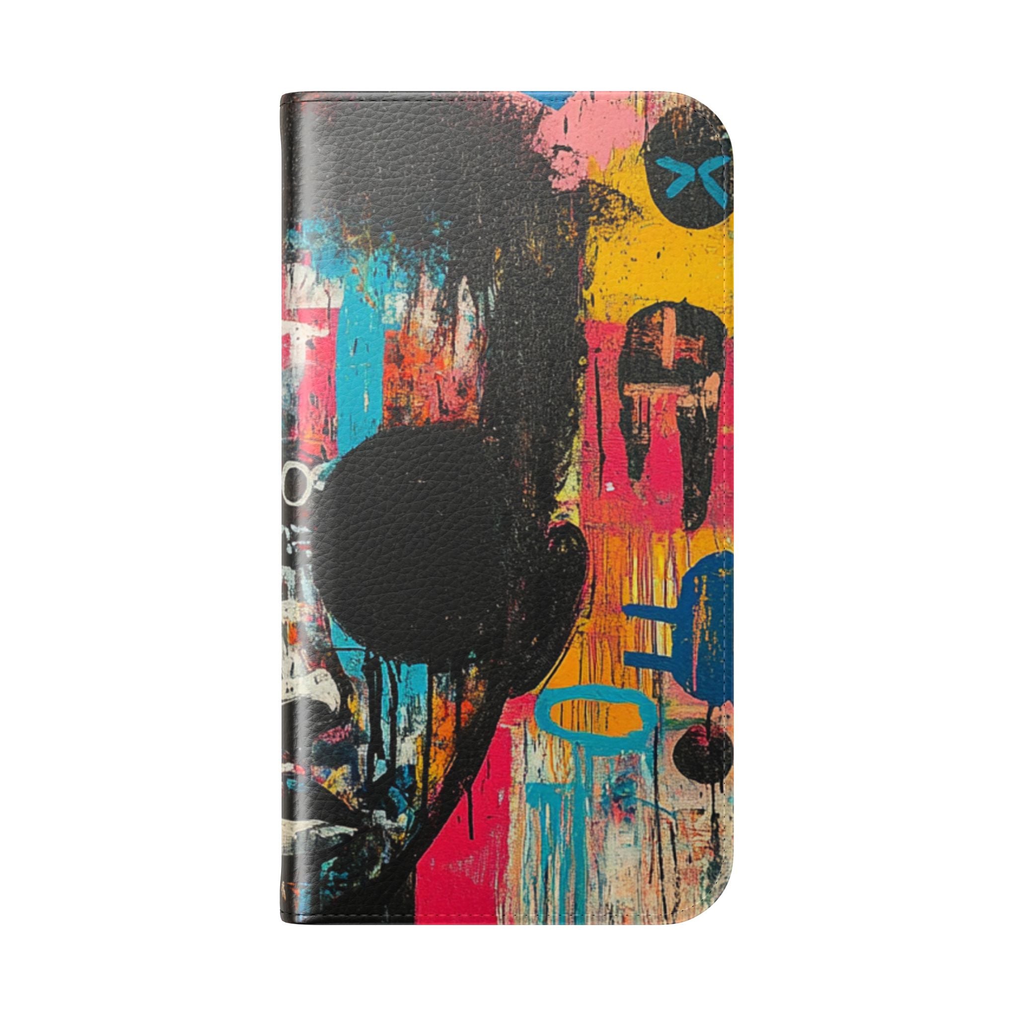 Black Orb Face - iPhone 16  Case - Wallet